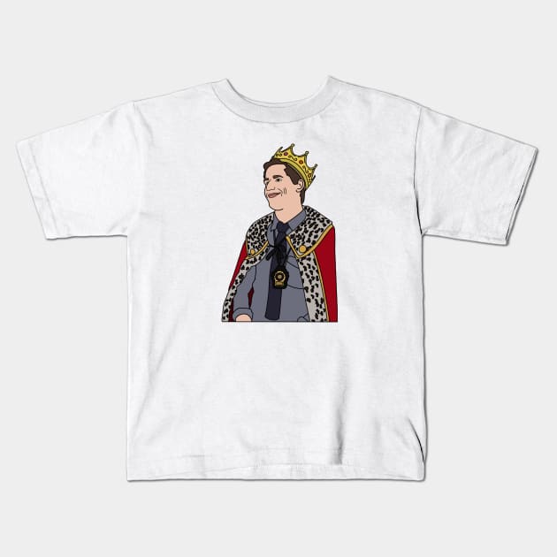 Jake Peralta Kids T-Shirt by Eclipse in Flames